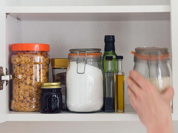 Stocked pantry