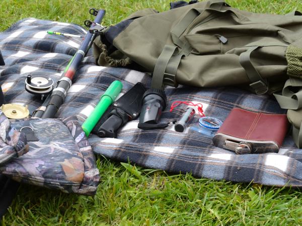 Survival gear outdoors